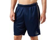 Reebok Men s Work Out Ready Knit Shorts Collegiate Navy Size Small