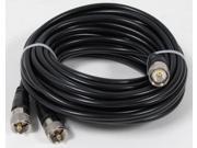18 Ft RG 59A U Co Phase Coax Cable PL 259 TO 2 X PL 259 Connects 2 Antennas!