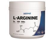 Nutricost L Arginine 500 GMS High Quality Pure L Arginine Powder 5000mg Per Serving; 100 Servings