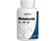 Nutricost Melatonin 5mg; 240 Capsules