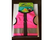 Kitty Holster Reflective Safety Harness Extra Small Pink