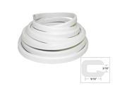 TACO Flexible Vinyl Trim 3 16 Opening x 9 16W x 25 L White