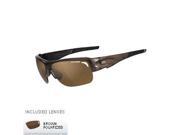 Tifosi Elder Polarized Single Lens Sunglasses Crystal Brown