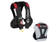 Onyx A 33 In Sight Deluxe Tournament Automatic Inflatable Life Vest Black Red