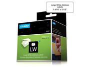 LabelWriter Address Labels 1 2 5 x 3 1 2 White 260 Labels Roll 2 Rolls Pack