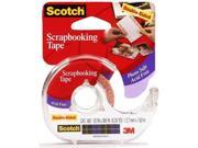 Scotch Scrapbooking Tape Double Sided .5 X300
