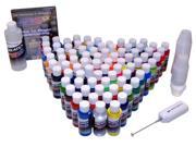 74 COLOR Createx COLORS PAINT SET Airbrush Hobby Craft