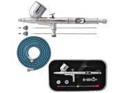 MASTER PRO Dual Action Gravity Feed AIRBRUSH KIT SET w 3 TIPS Hobby Paint Craft