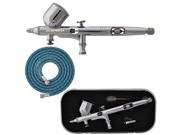 New PRO 0.2mm Dual Action Gravity Feed AIRBRUSH KIT SET Micro Fine Control MAC