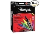Flip Chart Markers Bullet Tip Eight Colors 8 Set
