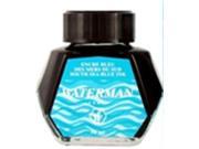 Waterman 2oz Bottled Fountain Pen Ink South Sea Blue