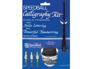 Speedball Calligraphy Set Nibs C1 C2 C3 w 2oz India Ink