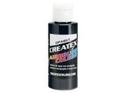 2oz Createx Opaque Black 5211 2Z Airbrush Paint Color Art