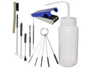25 Piece Professional Airbrush Spray Gun Cleaning Kit Plus 16oz Wash Bottle