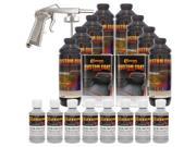 Bed Liner CUSTOM COAT DOVE GRAY 8 L Urethane Spray On Truck Kit w Spray Gun