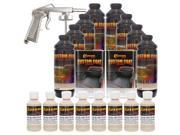 Bed Liner CUSTOM COAT SHORELINE BEIGE 8 L Urethane SprayOn Truck Kit w Spray Gun