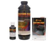 Bed Liner CUSTOM COAT BLACK MET 1 L Urethane Spray On Truck Kit