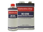 Restoration Shop 4.2 VOC High Gloss Urethane Clear Gallon Kit with Hardener