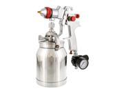 1.8mm HVLP Suction Feed SPRAY GUN w AIR REGULATOR Auto Paint Basecoat Clearcoat