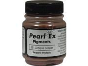 Jacquard Pearl Ex Color 661 ANTIQUE COPPER Powdered Pigment Raku Pottery .75 oz