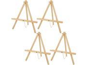 16 Tall Tripod Easel Natural Pine Wood Pack of 4 Easels