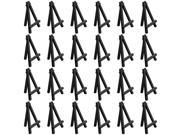 5 Mini Black Painted Wood Easels Pack of 24 Easels