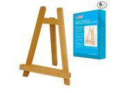 6 Pack of US Art Supply® CARMEL Small Tabletop Display A Frame Easel Painting