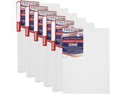 US Art Supply 6 X 8 inch Professional Quality Acid Free Stretched Canvas 6 Pack 3 4 Profile 12 Ounce Primed Gesso