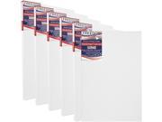US Art Supply 30 X 48 inch Professional Quality Acid Free Stretched Canvas 6 Pack 3 4 Profile 12 Ounce Primed Gesso