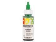 Chefmaster by US Cake Supply 2.3 Ounce Forest Green Liqua Gel Cake Food Coloring