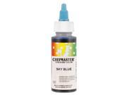 Chefmaster by US Cake Supply 2.3 Ounce Sky Blue Liqua Gel Cake Food Coloring