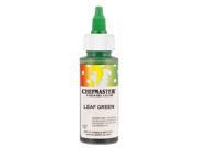 Chefmaster by US Cake Supply 2.3 Ounce Leaf Green Liqua Gel Cake Food Coloring