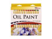 US Art Supply® 24 Color 10ml Tubes Artist Oil Paint Set Painting Pigment