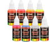 U.S. Art Supply® 6 Color 1oz Neon Fluorescent Paint Set with Cleaner Thinner