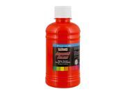 US Art Supply 8 Ounce Opaque Vermillion Red Airbrush Paint