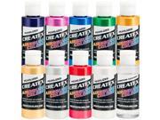 Createx 10 COLOR PEARLIZED SET Airbrush Paint Colors
