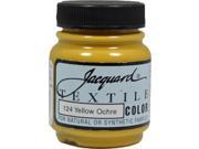 Jacquard Textile Color 124 YELLOW OCHRE 2.25oz Fabric Ink Airbrush Spray Paint
