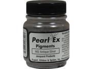 Jacquard Pearl Ex Color 662 ANTIQUE SILVER Powdered Pigment for Fabric .75 oz