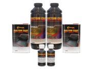 Bed Liner CUSTOM COAT BLACK MET 2 L Urethane Spray On Truck Kit