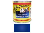 1 2 Pint 1 Shot PEARLESCENT REFLEX BLUE Paint Lettering Enamel for Pinstriping