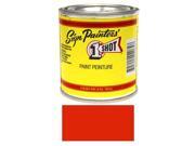 1 2 Pint 1 Shot FIRE RED Paint Lettering Enamel Pinstriping Graphic Art