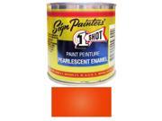 1 2 Pint 1 Shot PEARLESCENT VERMILLION Paint Lettering Enamel for Pinstriping