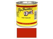 1 2 Pint 1 Shot BRIGHT RED Paint Lettering Enamel Pinstriping Graphic Art