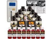Raptor Blood Red Urethane Spray On Truck Bed Liner Roller Tray Brush8 Liters