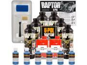 Raptor Reflex Blue Urethane Spray On Truck Bed Liner Roller Tray Brush6 Liters