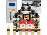 Raptor Safety Yellow Urethane Spray On Truck Bed Liner Roller Tray Brush6 Liters