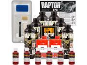 Raptor Blood Red Urethane Spray On Truck Bed Liner Roller Tray Brush6 Liters
