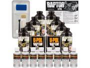 Raptor Bright Silver Urethane Spray On Truck Bed Liner Roller Tray Brush 8 Liter
