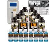 Raptor Blue Metallic Urethane Spray On Truck Bed Liner Roller Tray Brush 8 Liter