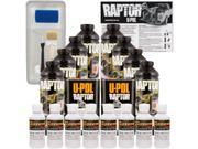 Raptor GM White Urethane Spray On Truck Bed Liner Roller Tray Brush8 Liters